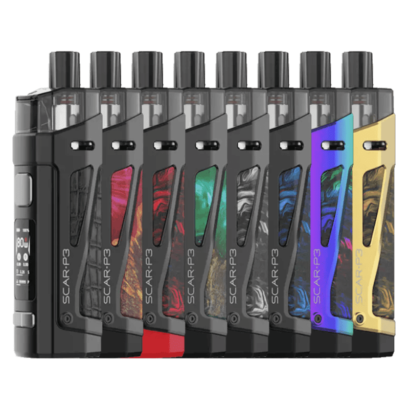 smok scar p3 pod system color range